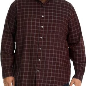 Van Heusen Men's Big and Tall Wrinkle Free Long Sleeve Button Down Shirt